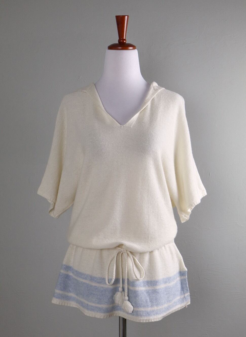 VINEYARD VINES Cashmere Linen Soft Knit Hooded Sweater Top Size Small